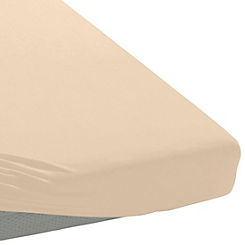 My Home 100% Cotton Extra Deep Fitted Sheet - European Sizing