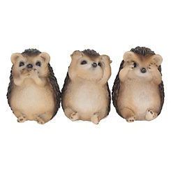 Nemesis Now Three Wise Hedgehog Figurine Ornament