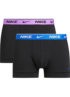 Nike Pack of 2 Contrast Logo Print Boxers