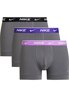 Nike Pack of 3 Contrast Logo Print Boxers