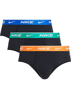 Nike Pack of 3 Everyday Logo Print Briefs