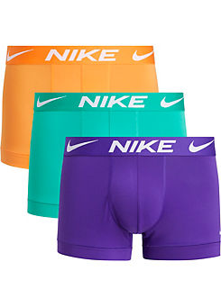 Nike Pack of 3 Logo Print Waistband Boxers