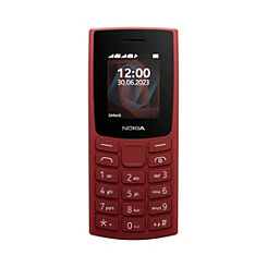 Nokia 105 2G Duel SIM Mobile Phone - Red