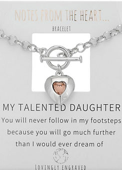 Notes From The Heart My Talented Daughter Bracelet