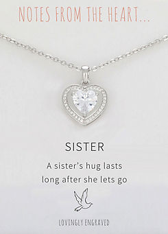 Notes From The Heart Sister Pendant