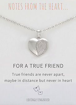 Notes From The Heart ’For A True Friend’ Pendant