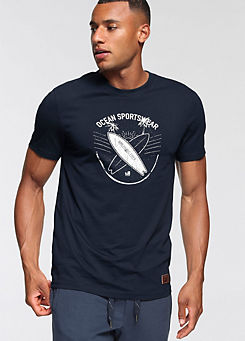 OCEAN Sportswear Jersey Logo Printed T-Shirt