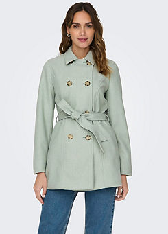 Only Buttoned Trench Coat
