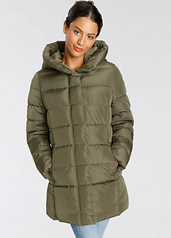 Only Hooded Quilted Jacket