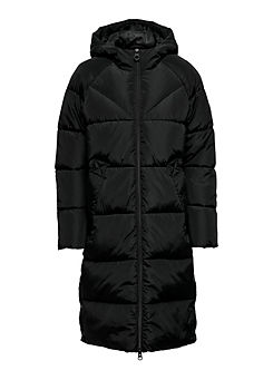 Only Longline Quilted Coat