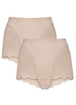 Pack of 2 Soft Lace Shorties