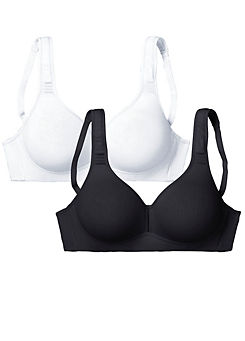 Petite Fleur Non-wired Pack of 2 Bras