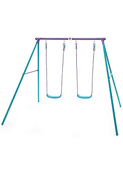 Plum Sedna® Double Swing Set - Purple/Teal