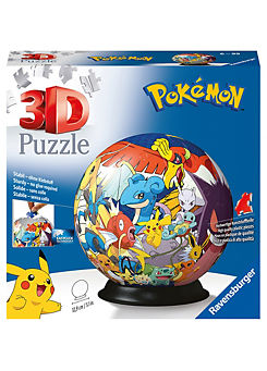 Pokemon 3D Puzzle Ball 73 Piece Jigsaw Puzzle