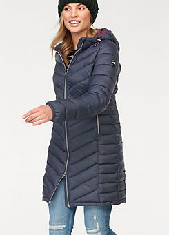 Polarino Sustainable Hooded Quilted Coat