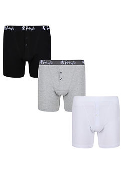 Pringle Men’s Pack of 3 Button Fly Boxers