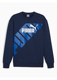 Puma ’Power Graphic’ Crew Neck Sweatshirt