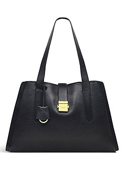 Radley London Black Sloane Street Large Ziptop Shoulder Bag