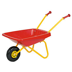 Red & Yellow Metal Wheelbarrow