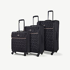 Rock Jewel 3 Piece Soft Suitcase Set