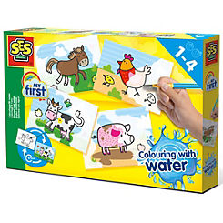 SES Creative My First Colouring with Water Farm Animals Set