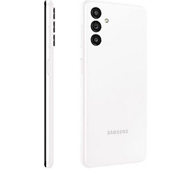 SIM Free Samsung Galaxy A13 5G 64GB Mobile Phone - White - Case Bundle