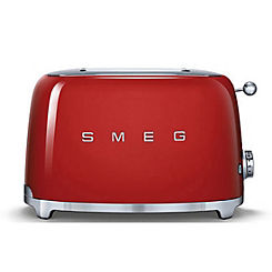 SMEG 2-Slice Toaster TSF01RDUK - Red