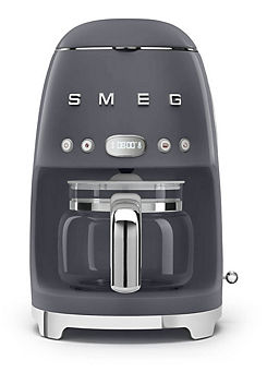 SMEG DCF02GRUK Drip Coffee Machine - Slate Grey
