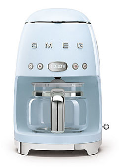 SMEG DCF02PBUK Drip Coffee Machine - Pastel Blue
