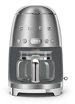 SMEG DCF02SSUK Drip Coffee Machine - Stainless Steel