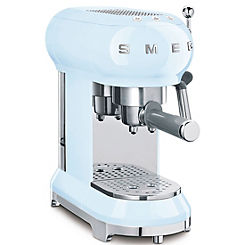 SMEG Espresso & Cappuccino Coffee Maker ECF01PB - Blue