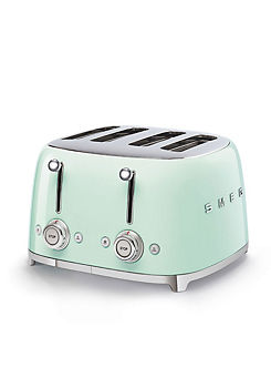 SMEG TSF03PGUK 4 Slice Toaster - Pastel Green