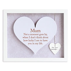 Said With Sentiment Heart Frame - Mum