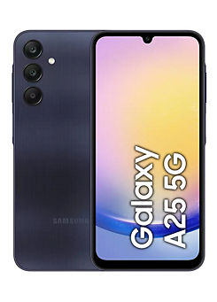 Samsung Galaxy SIM Free A25 128GB 5G Mobile Phone - Black