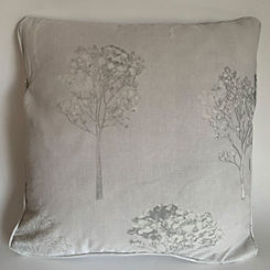 Sandown & Bourne Watercolour Trees Pair of 43x43cm Cushion Covers