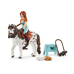 Schleich Horse Club Mia & Spotty Toy Figure Set, Multi-colour