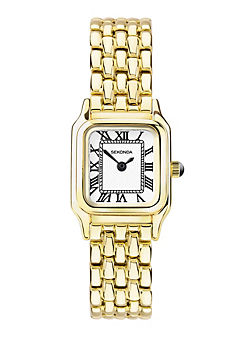 Sekonda Ladies Monica Gold Alloy Bracelet with White Dial Watch