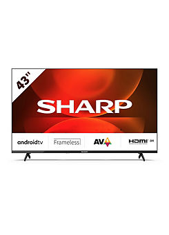 Sharp 43FH2KA 43 Inch HD Frameless LED Smart Android TV