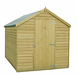 Shire Value Overlap 8 x 6 Pressure Treated Shed - Delivered
