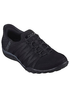 Skechers Black Slip-ins Relaxed Fit Breathe-Easy Roll With Me Trainers