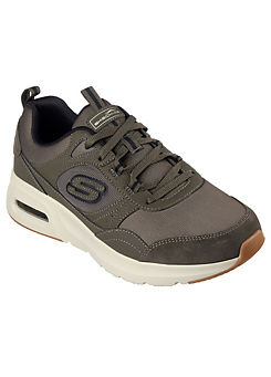 Skechers Mens Skech-Air Court Suede Lace-Up Skech-Air Sneakers