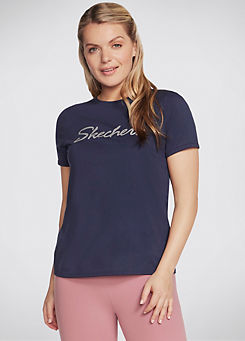 Skechers Metallic Logo T-Shirt