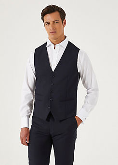 Skopes Madrid Navy Tailored Fit Suit Waistcoat