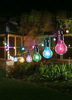 Smart Garden Set of 10 Connectable Decor Multi Coloured Festoon Lights