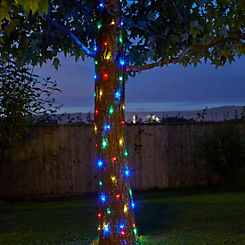 Smart Garden Solar Powered Firefly String Lights - 100 Multi Coloured LED’s