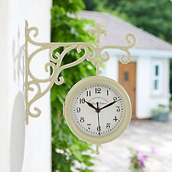 Smart Garden York - Cream Outdoor Clock