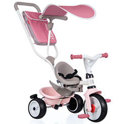 Smoby Baby Balade Plus 3 in 1 Tricycle Pink