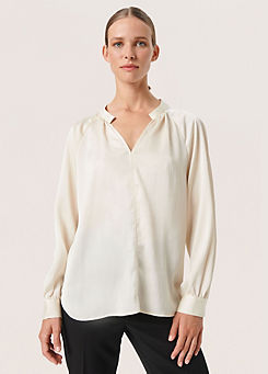 Soaked in Luxury Ioana Long Sleeve Casual Fit Blouse