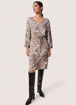 Soaked in Luxury Marian Knee-Length V-Neck Dress