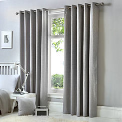 Sorbonne Pair of Eyelet Lined Curtains